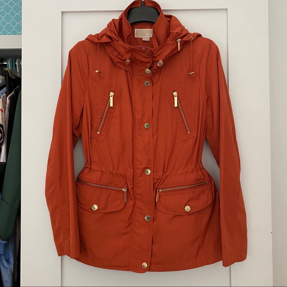 MICHAEL Michael Kors Utility Anorak Orange Spice
